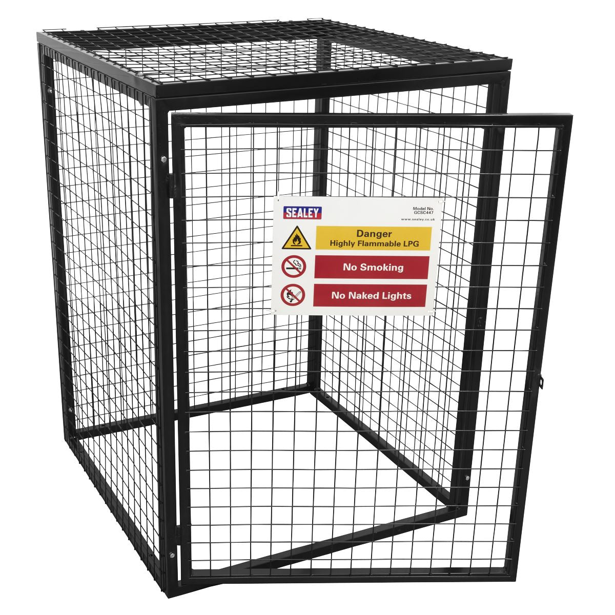 Sealey GCSC447 Safety Cage - 4 x 47kg Gas Cylinders Sealey