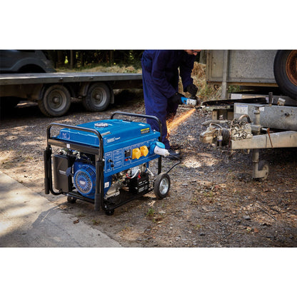 Draper 16143 Expert Petrol Generator with Wheels 6000W Draper