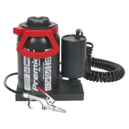 Sealey AM30 Premier Manual/Air Hydraulic Bottle Jack 30 Tonne Sealey