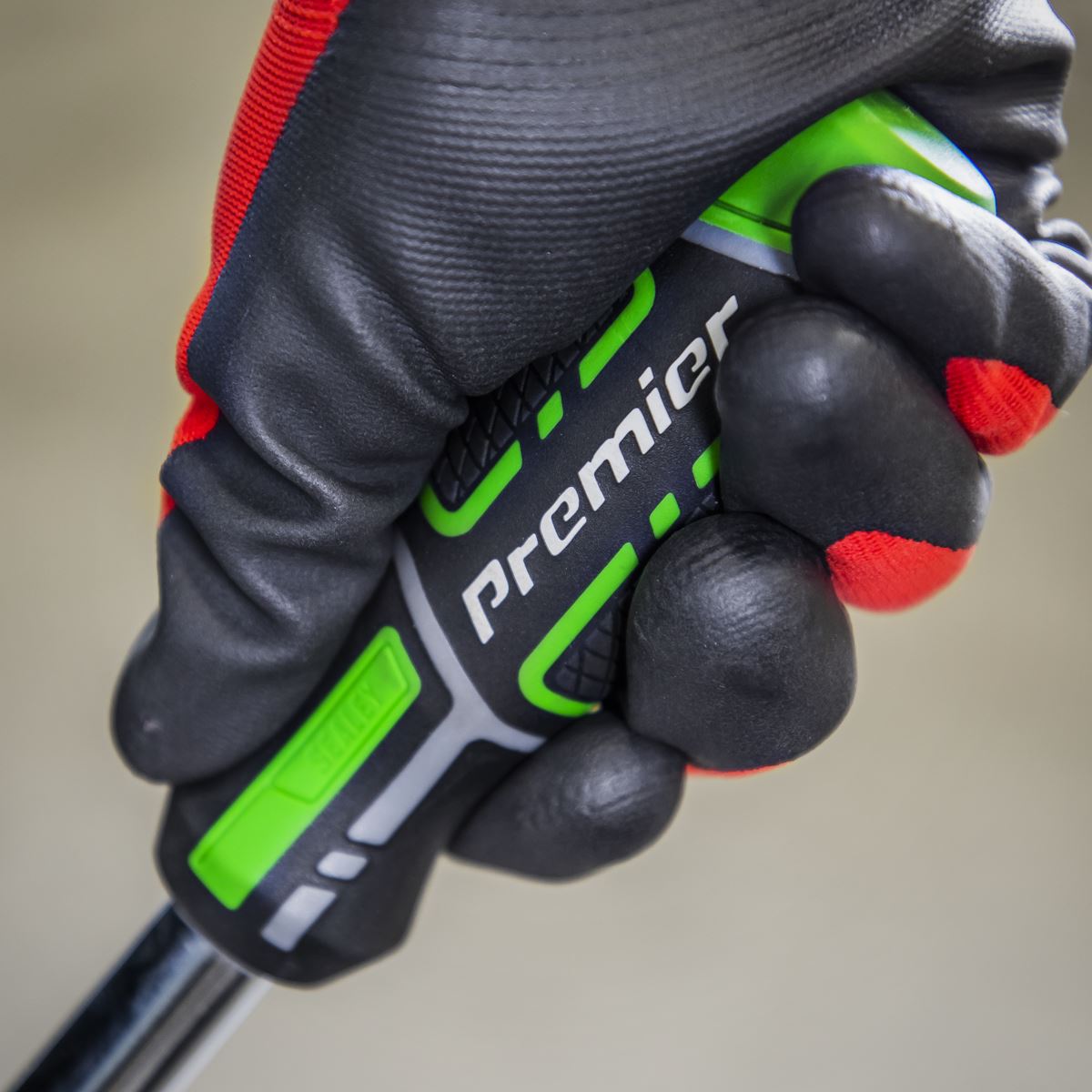 Sealey AK7306HV Breaker Bar 600mm 1/2"Sq Drive - Hi-Vis Green Sealey