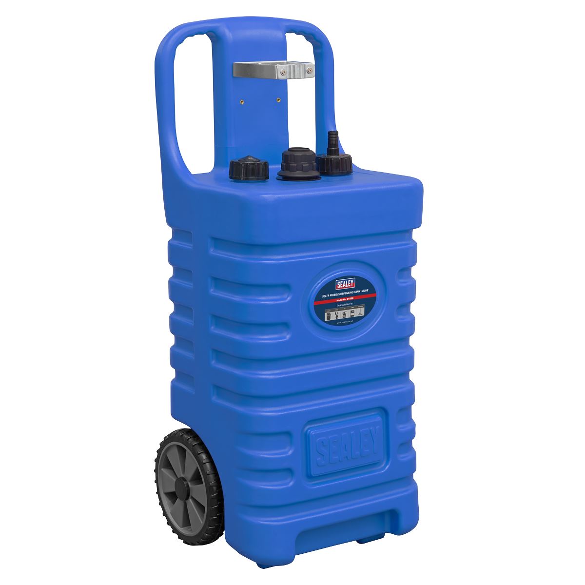 Sealey DT55B Mobile Dispensing Tank - Blue 55ltr Sealey