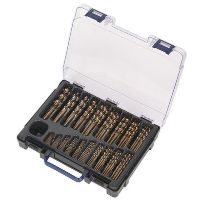 Sealey DBS170CB HSS Cobalt Fully Ground Drill Bit Assortment 170pc Ø1-10mm Sealey