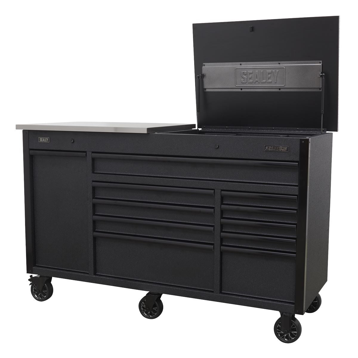 Sealey AP6310BE Mobile Tool Cabinet 1600mm with Power Tool Charging Drawer Sealey