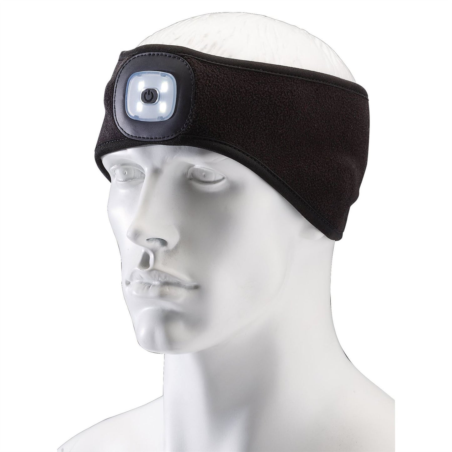Draper 95172 Headband with USB Rechargeable LED Torch 1W Black One Size Draper