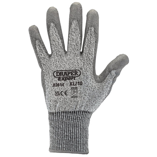 Draper 82614 Level 5 Cut Resistant Gloves Extra Large Draper