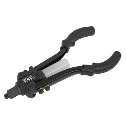Sealey AK3982 Compact Riveter with Collection Bowl Heavy-Duty Sealey