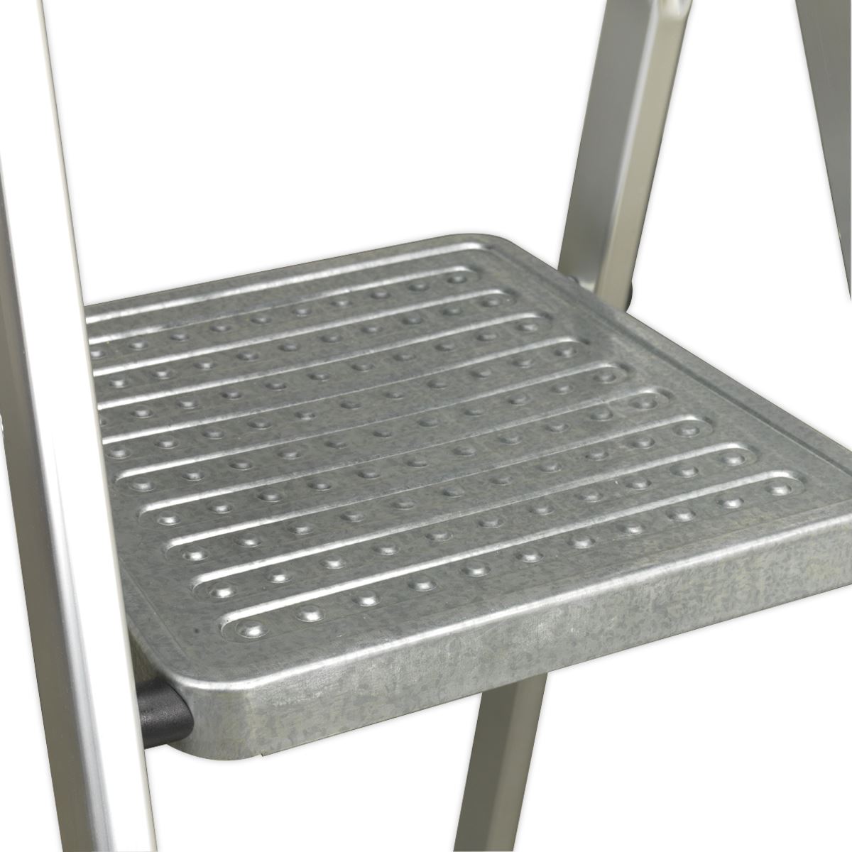 Sealey ASL3S Aluminium Step Ladder 3-Tread EN 131 Sealey