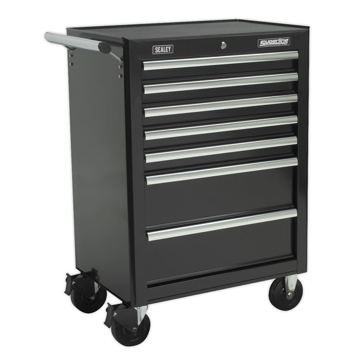 Sealey SPTCOMBO2 Tool Chest Combination 14 Drawer with Ball-Bearing Slides - Black & 1179pc Tool Kit Sealey