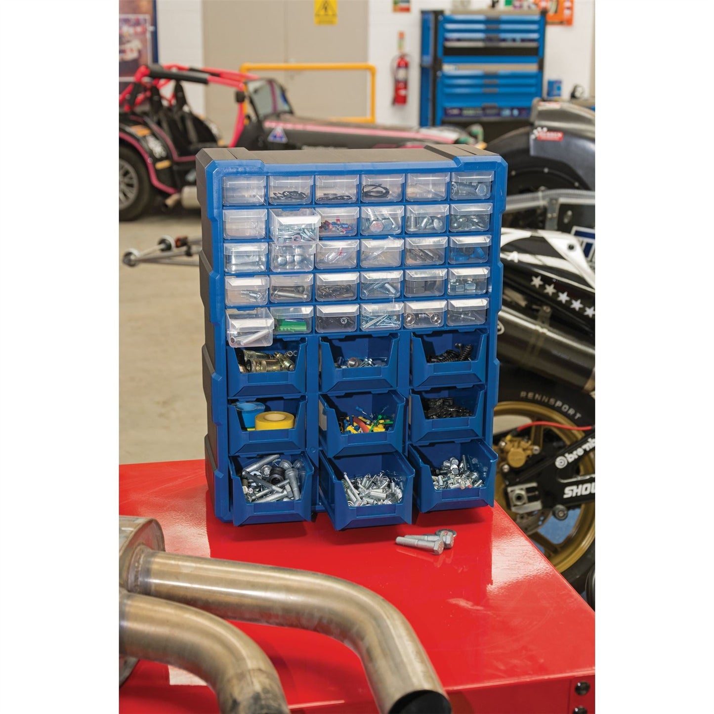 Draper 31232 30 Drawer 9 Bin Organiser Draper