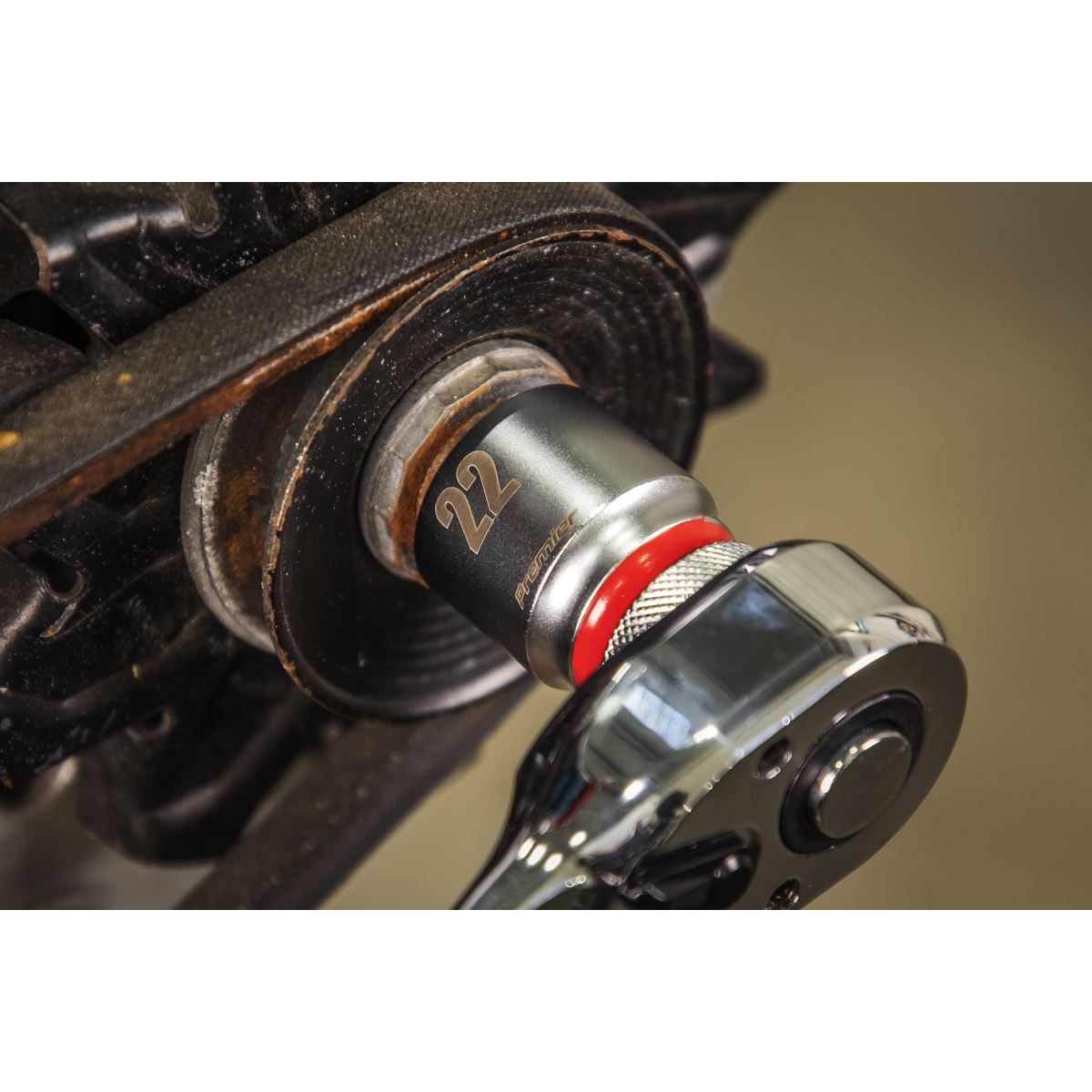 Sealey AK2661 Socket Set 13pc 1/2"Sq Drive 6pt WallDrive® Metric Sealey