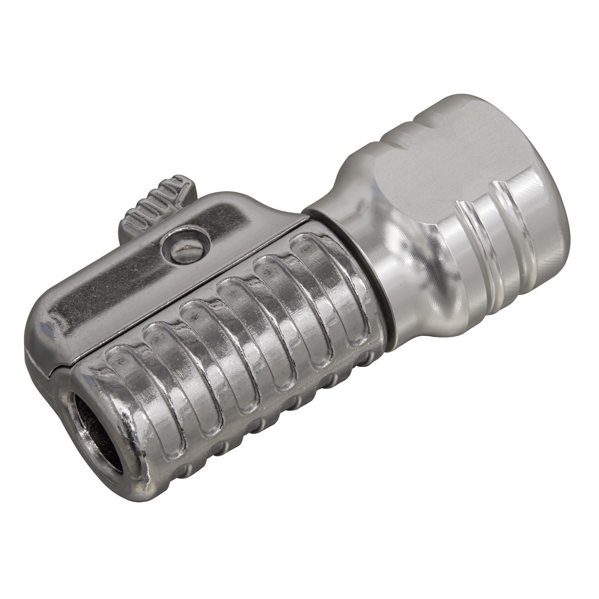 Sealey PCL6S Straight Swivel Tyre Inflator Clip-On Connector 1/4"BSP(F) Sealey