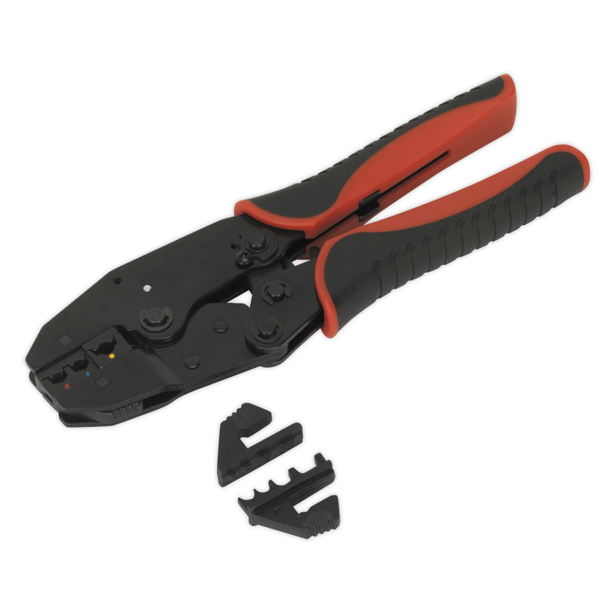 Sealey AK3857 Ratchet Crimping Tool Interchangeable Jaws Sealey
