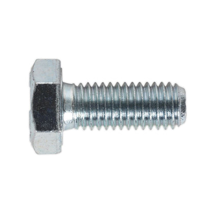 Sealey SS1025 HT Setscrew M10 x 25mm 8.8 Zinc Pack of 25 Sealey