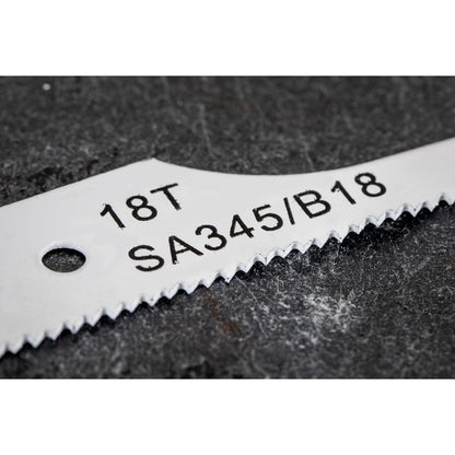 Sealey SA345/B18 74mm Air Saw Blade 18tpi  - Pack of 5 Sealey