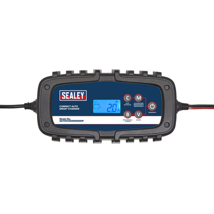 Sealey AUTOCHARGE650HF Compact Auto Smart Charger & Maintainer 6.5A 6/12V Sealey