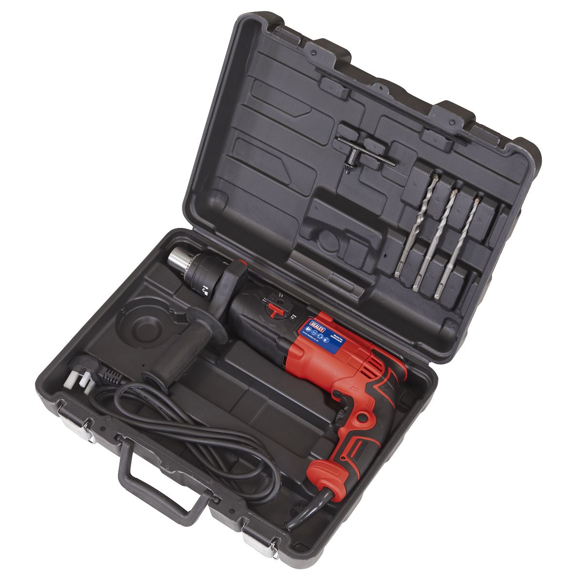 Sealey SDSPLUS18 Rotary Hammer Drill SDS Plus Ø18mm 750W/230V Sealey