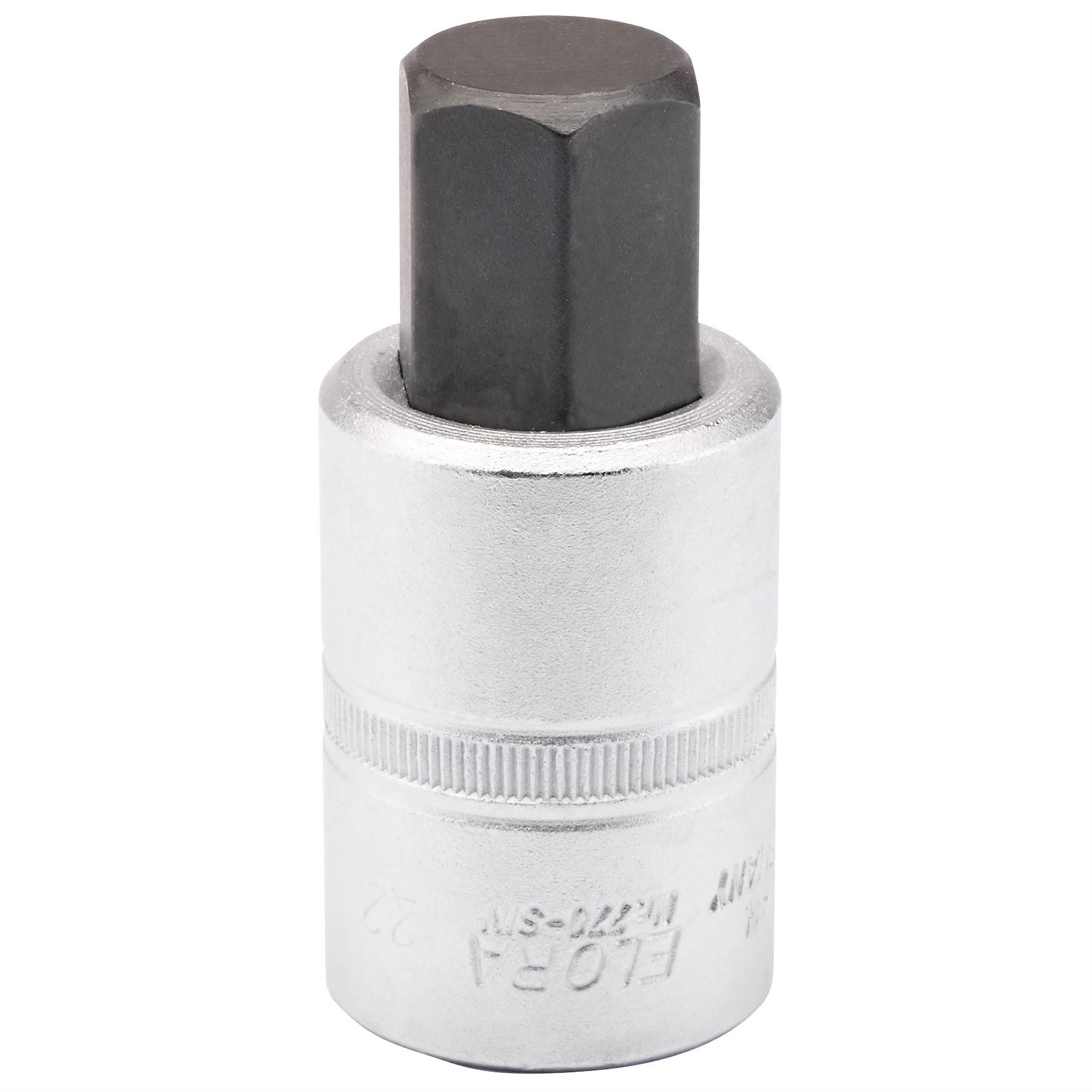 Elora 15555 Hexagon Screwdriver Socket 3/4" Sq. Dr. 22mm Elora