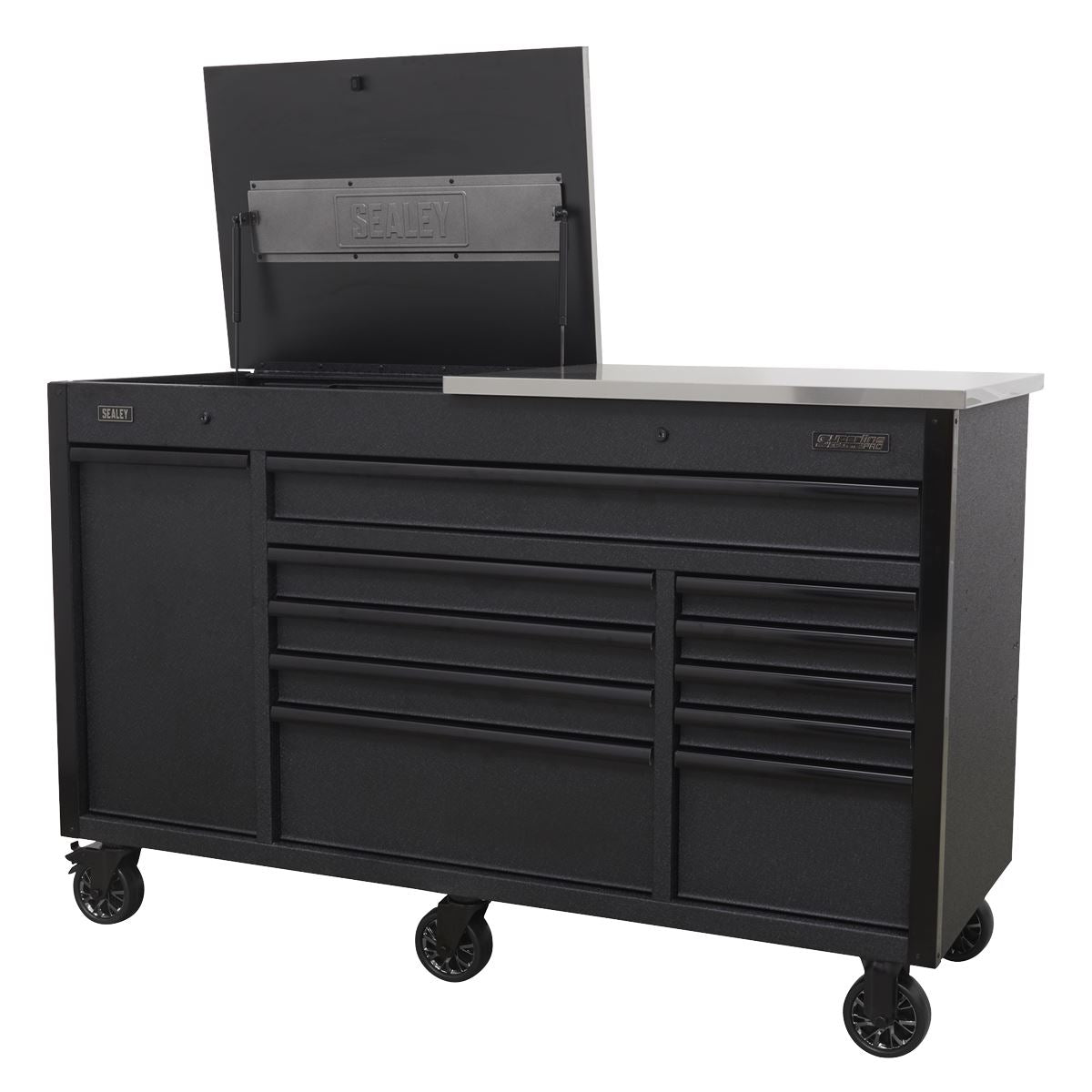 Sealey AP6310BE Mobile Tool Cabinet 1600mm with Power Tool Charging Drawer Sealey