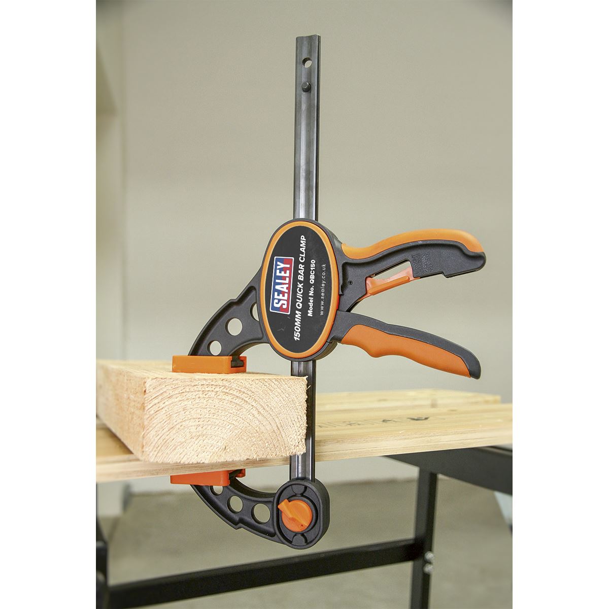 Sealey QBC1502 Quick Bar Clamp 150mm - 2pc Set Sealey