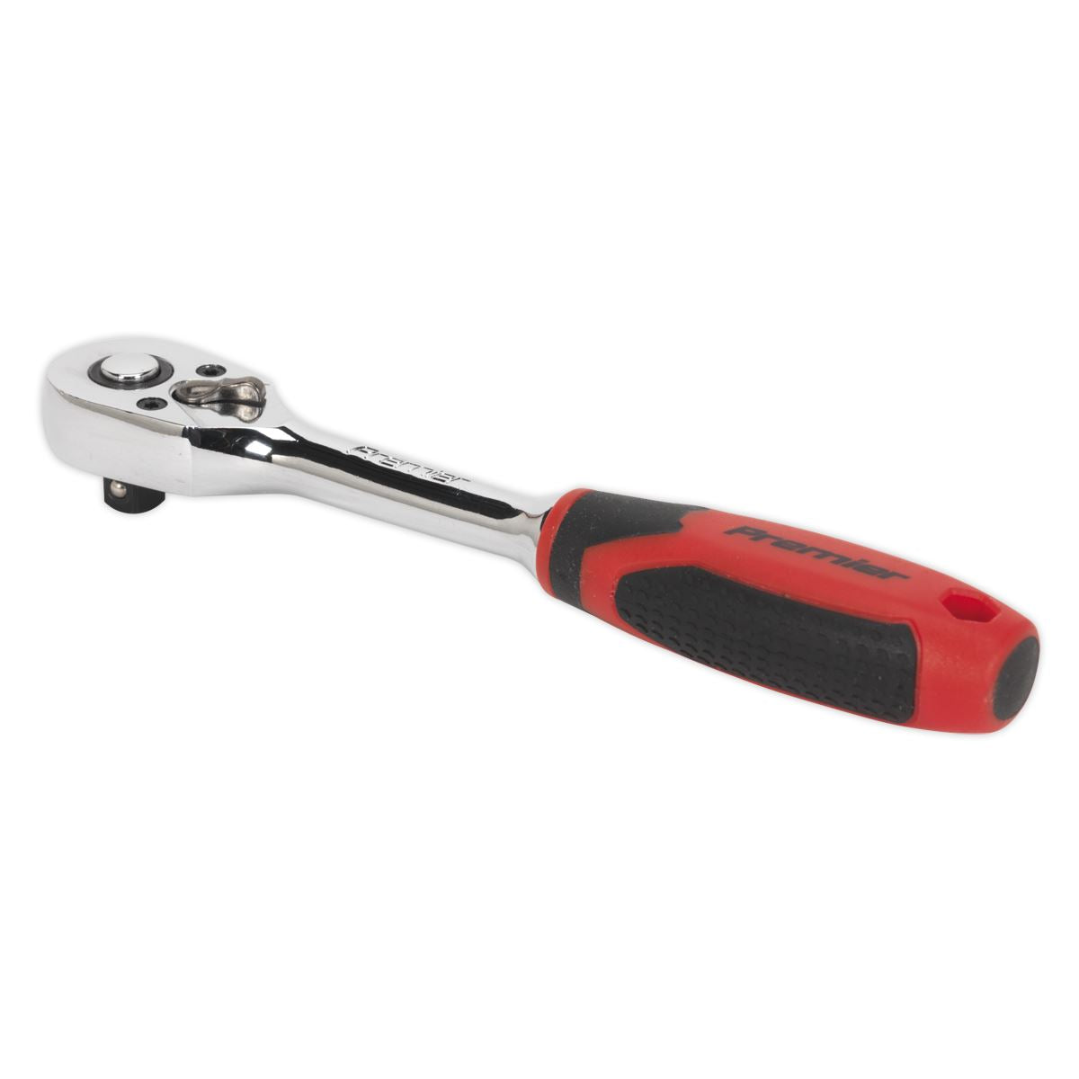 Sealey AK8946 Ratchet Wrench 1/4"Sq Drive Pear-Head Flip Reverse Sealey