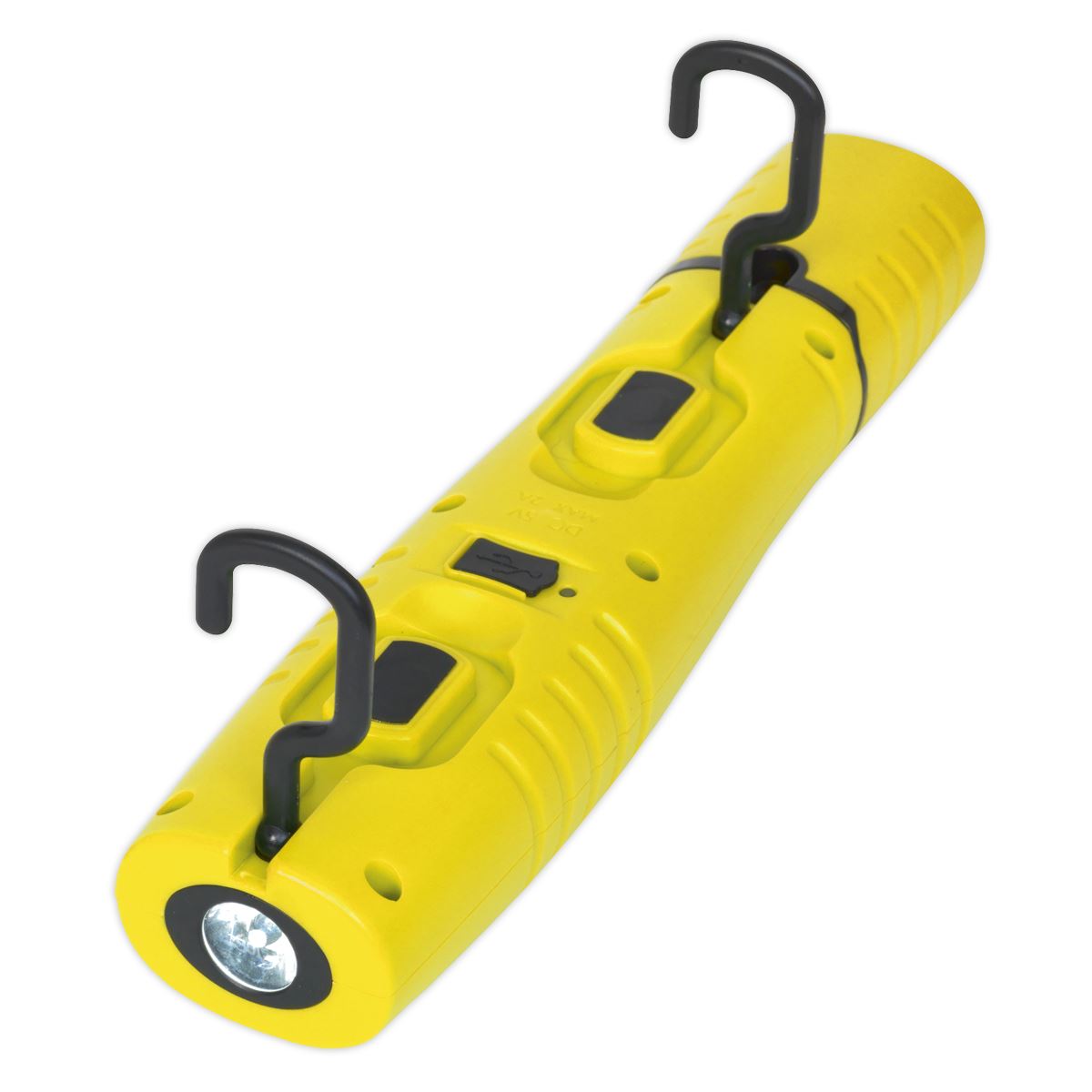 Sealey LED3602Y Rechargeable 360° Inspection Light 4W & 3W SMD LED Yellow Lithium-ion Sealey