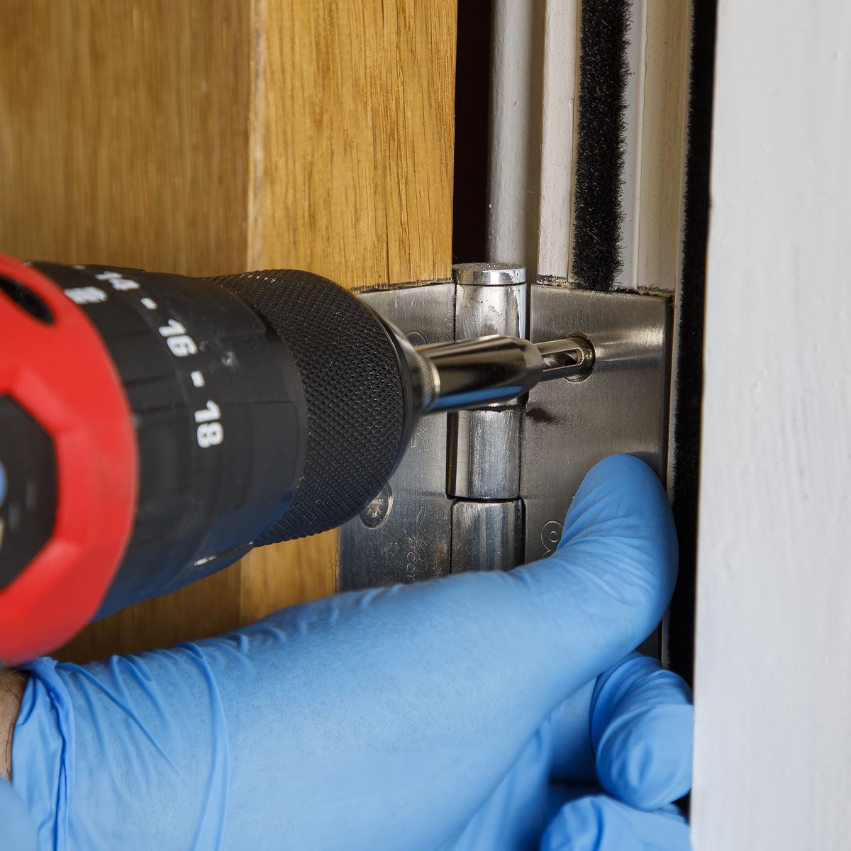 Sealey AK3HD Self-Centring Chamfered Hinge Drill Set 3pc Sealey