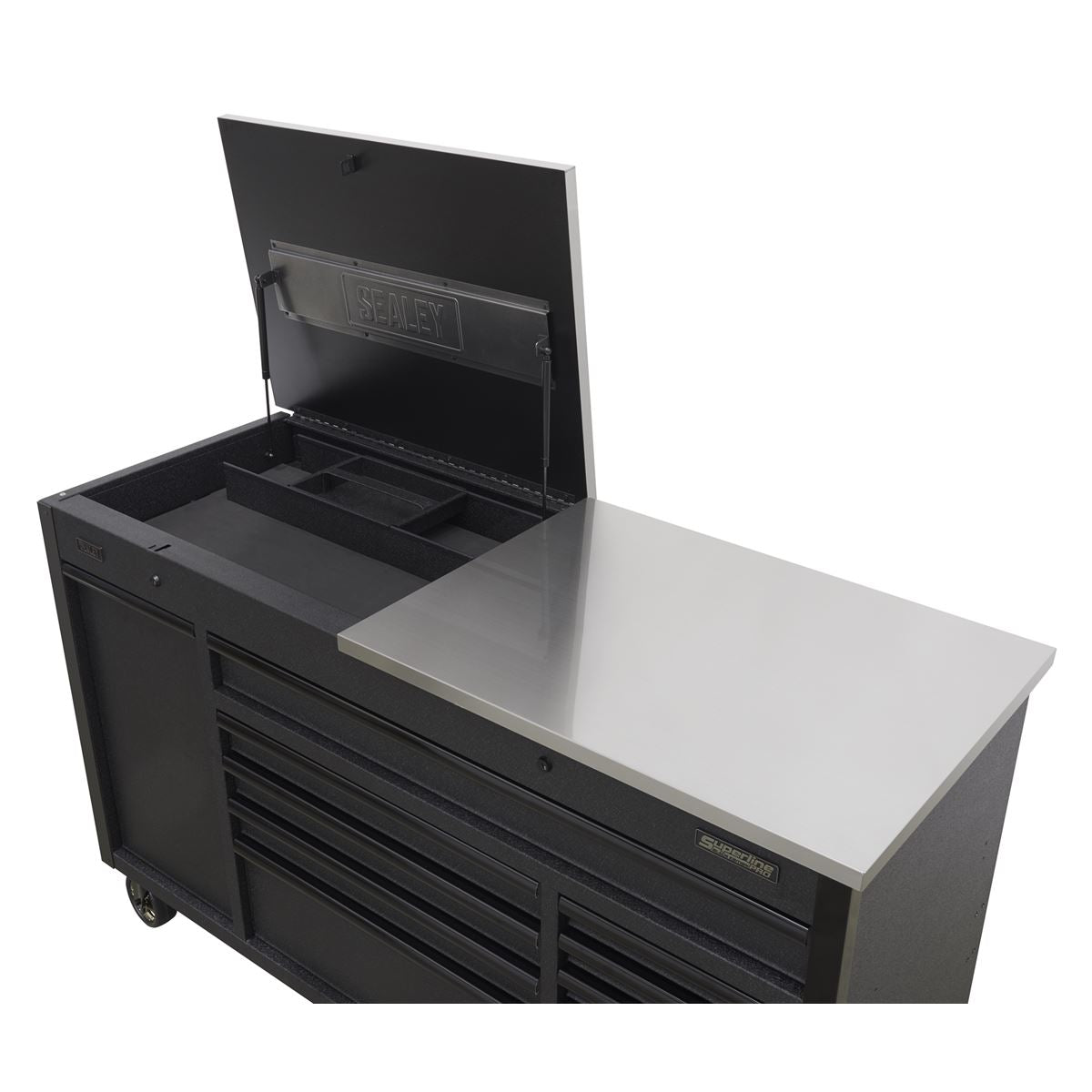 Sealey AP6310BE Mobile Tool Cabinet 1600mm with Power Tool Charging Drawer Sealey