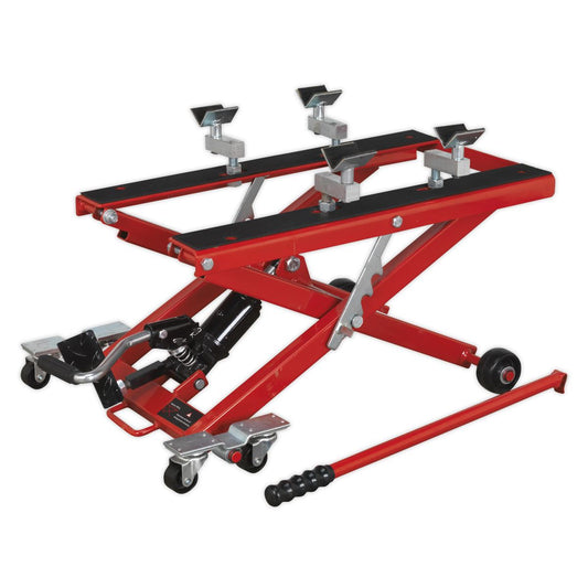 Sealey MC4500 Hydraulic Motorcycle & Quad Scissor Lift 500kg Capacity Sealey