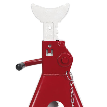 Sealey AAS5000 Auto Rise Ratchet Axle Stands (Pair) 5 Tonne Capacity per Stand Sealey