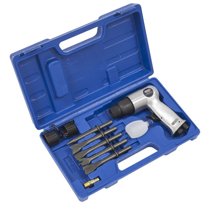 Sealey SA12/S Air Hammer Kit with Chisels Medium Stroke Sealey