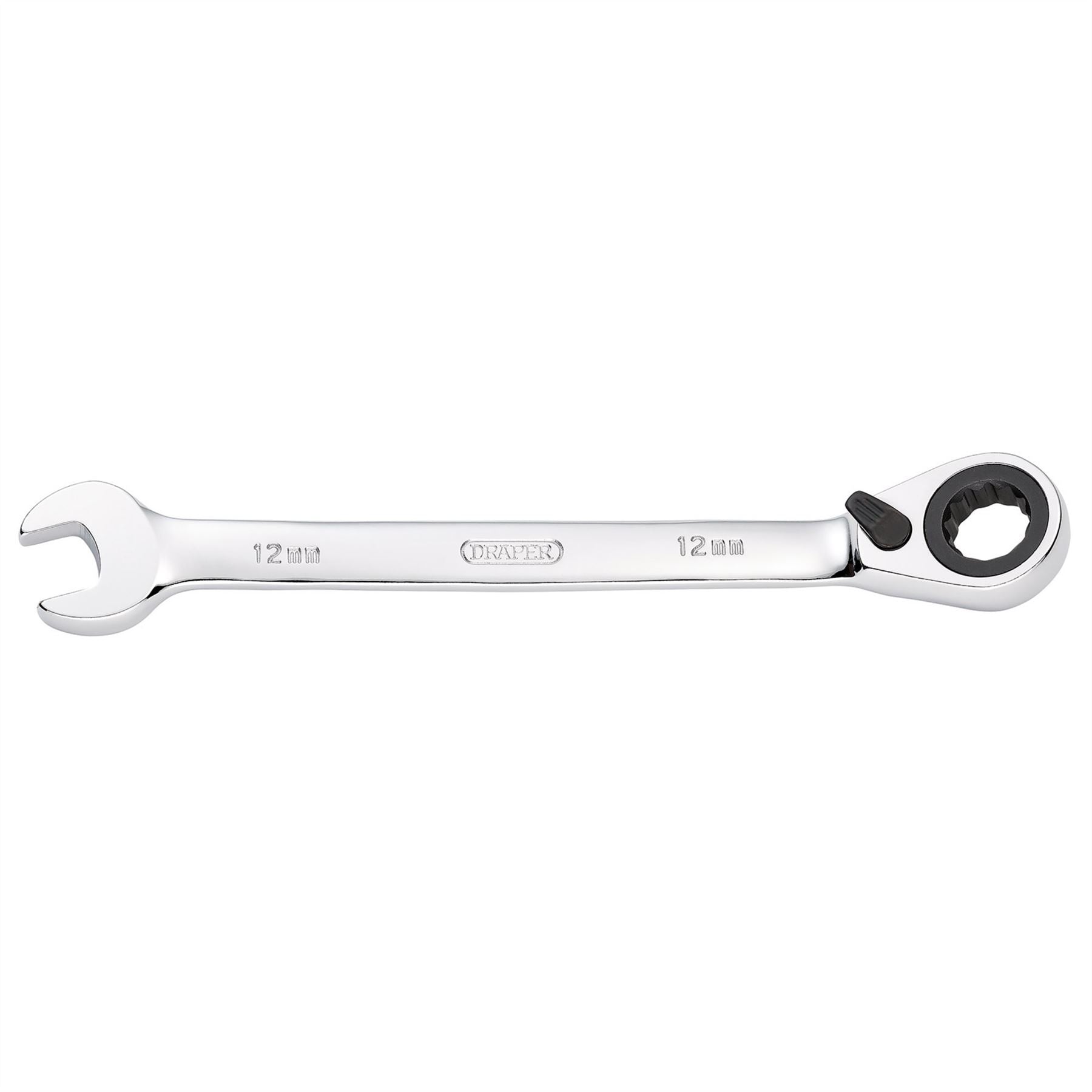 Draper 51999 HI-TORQ® Metric Reversible Ratcheting Combination Spanner 12mm Draper