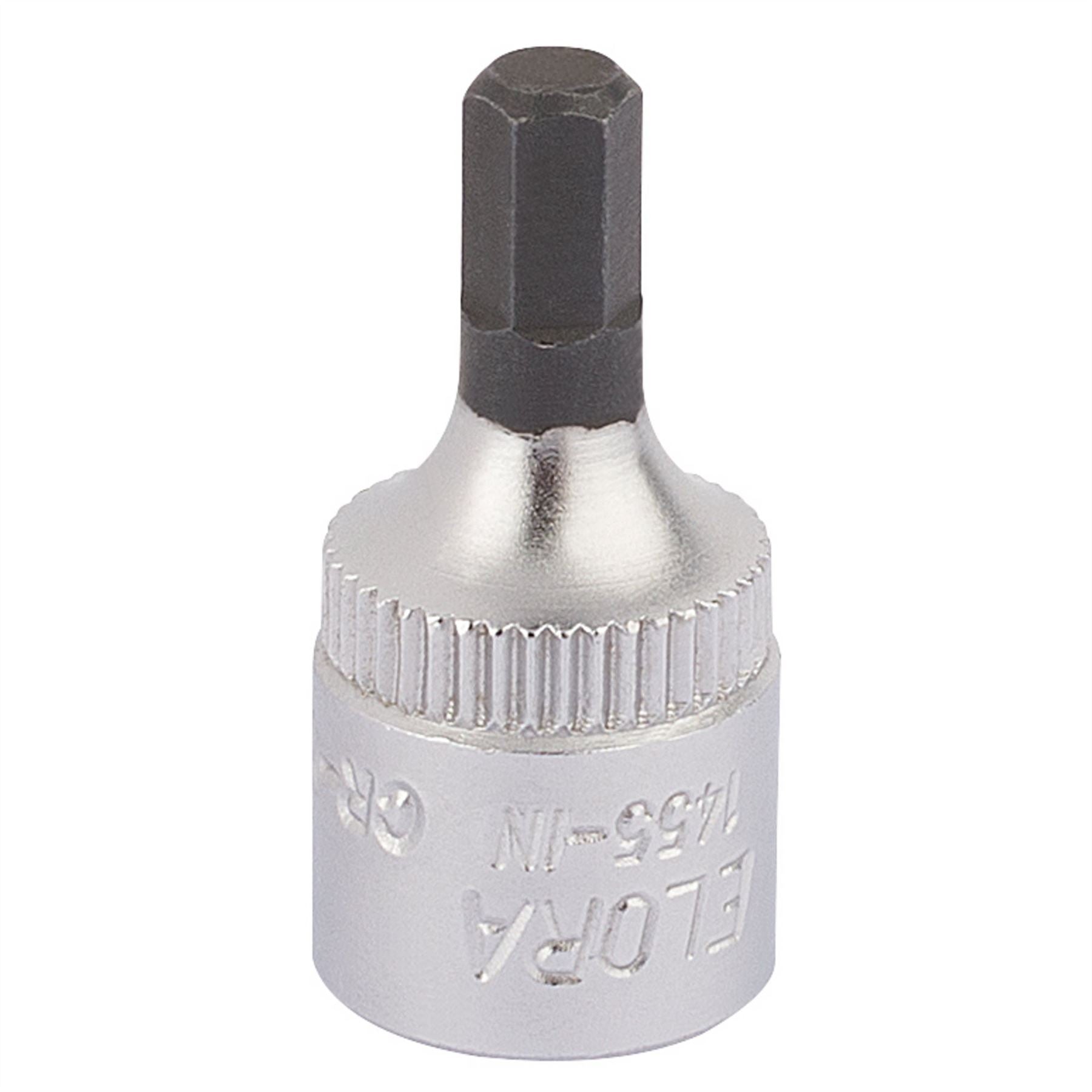 Elora 11125 Hexagon Screwdriver Socket 1/4" Sq. Dr. 4mm Elora