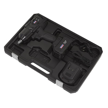 Sealey CP1812 Cordless Impact Wrench 18V 4Ah Lithium-ion 1/2"Sq Drive Sealey