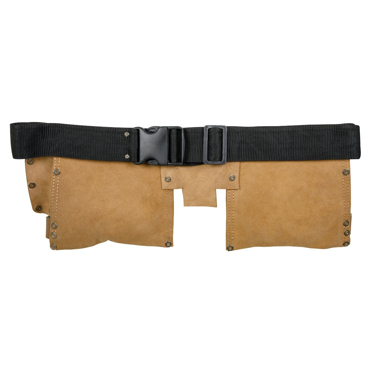Sealey STBL01 Double Pouch Leather Tool Belt Sealey