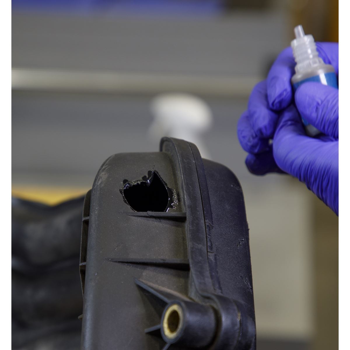 Sealey SCS908 Fast-Fix Filler & Adhesive - Black Sealey