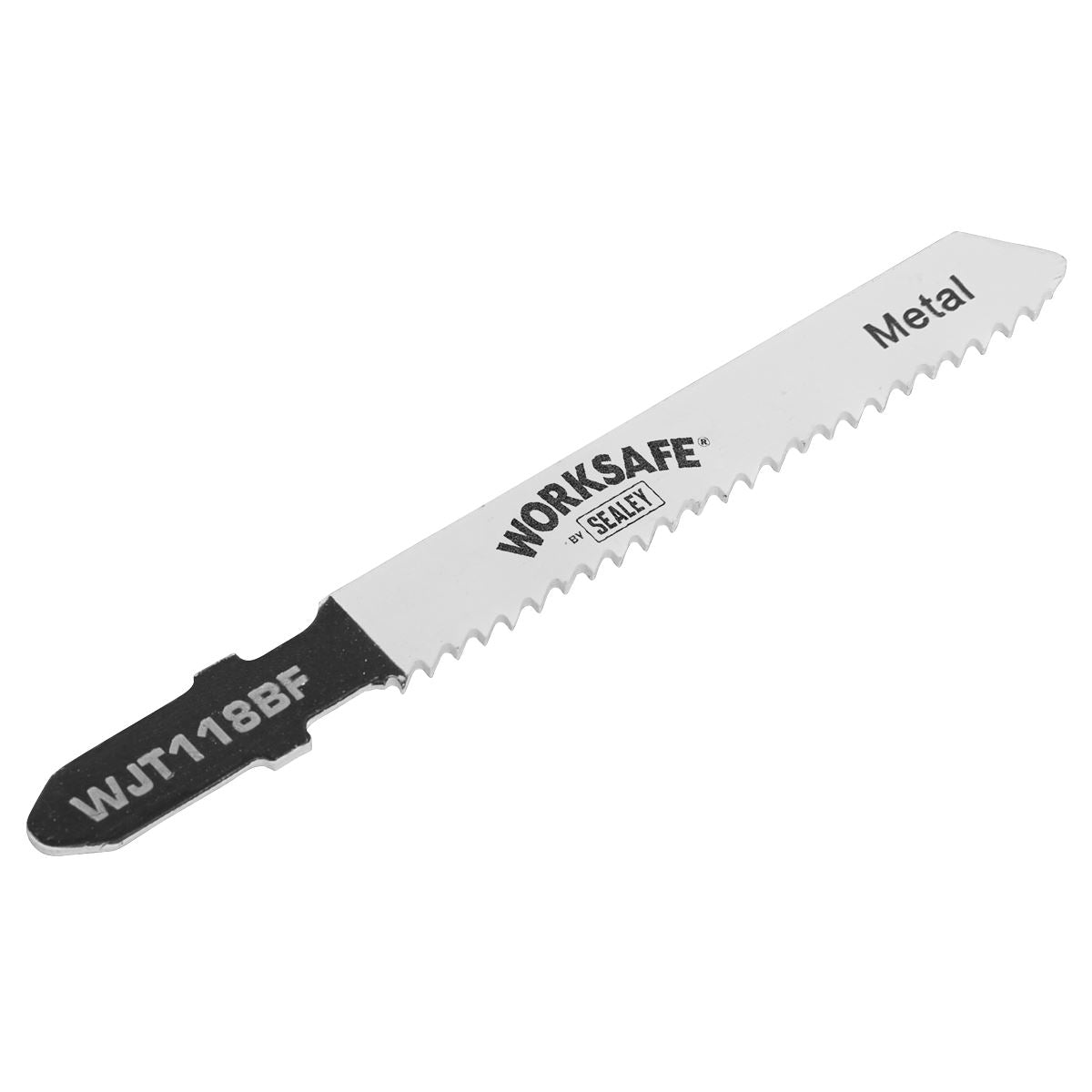 Sealey WJT118BF Jigsaw Blade Metal 55mm 12tpi - Pack of 5 Sealey