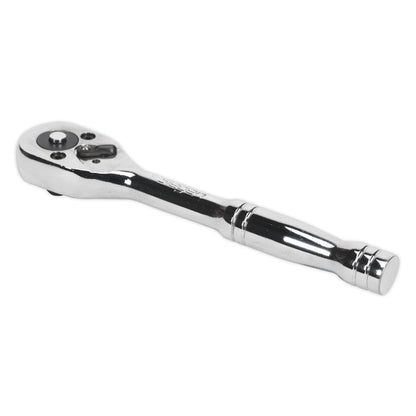 Siegen S0704 Ratchet Wrench 1/4"Sq Drive Pear-Head Flip Reverse Siegen