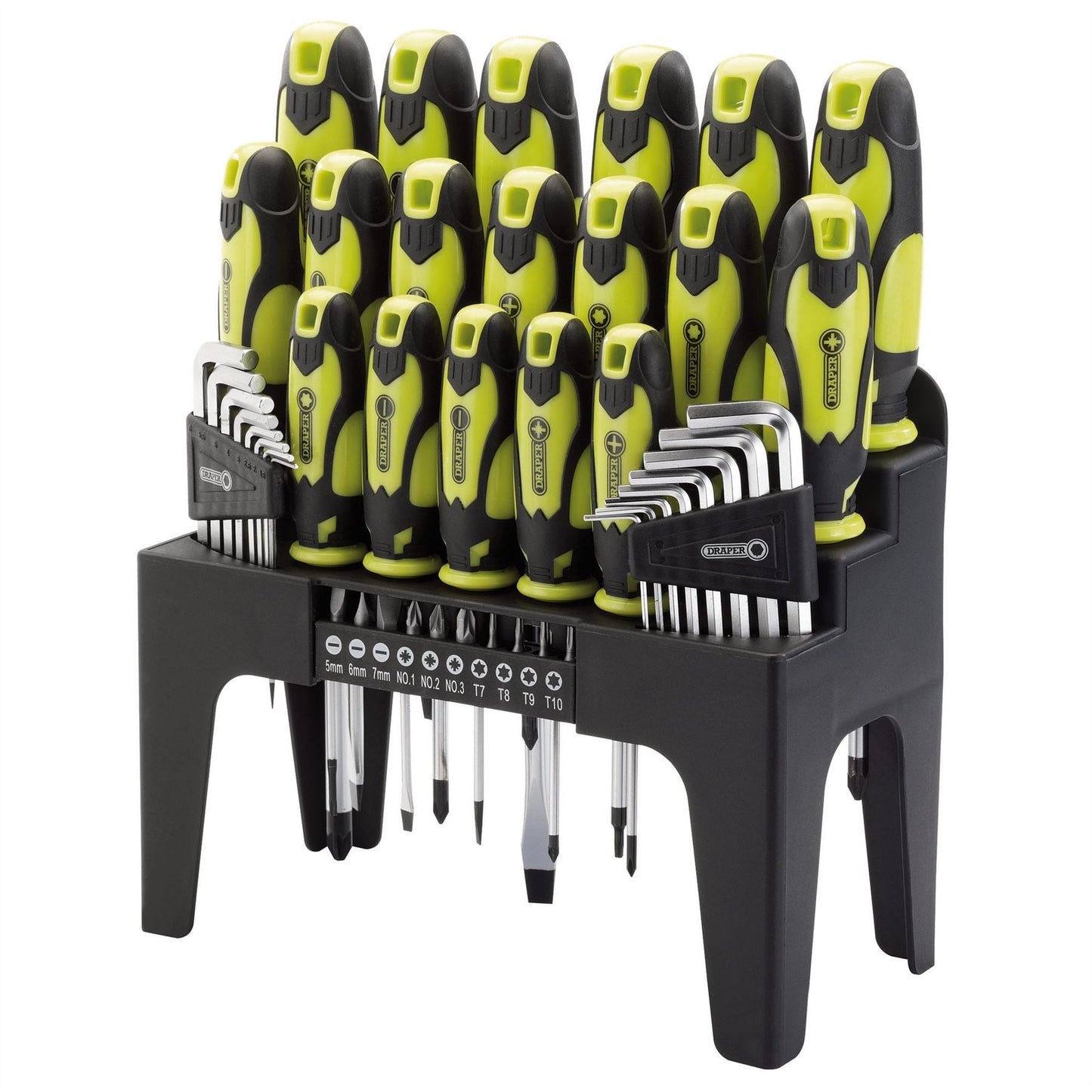 Draper 78619 Screwdriver Hex Key and Bit Set Green 44 Piece Draper