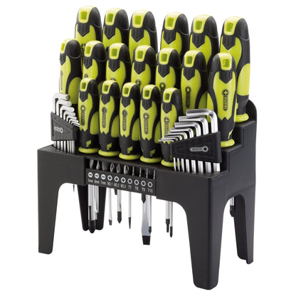 Draper 78619 Screwdriver Hex Key and Bit Set Green 44 Piece Draper