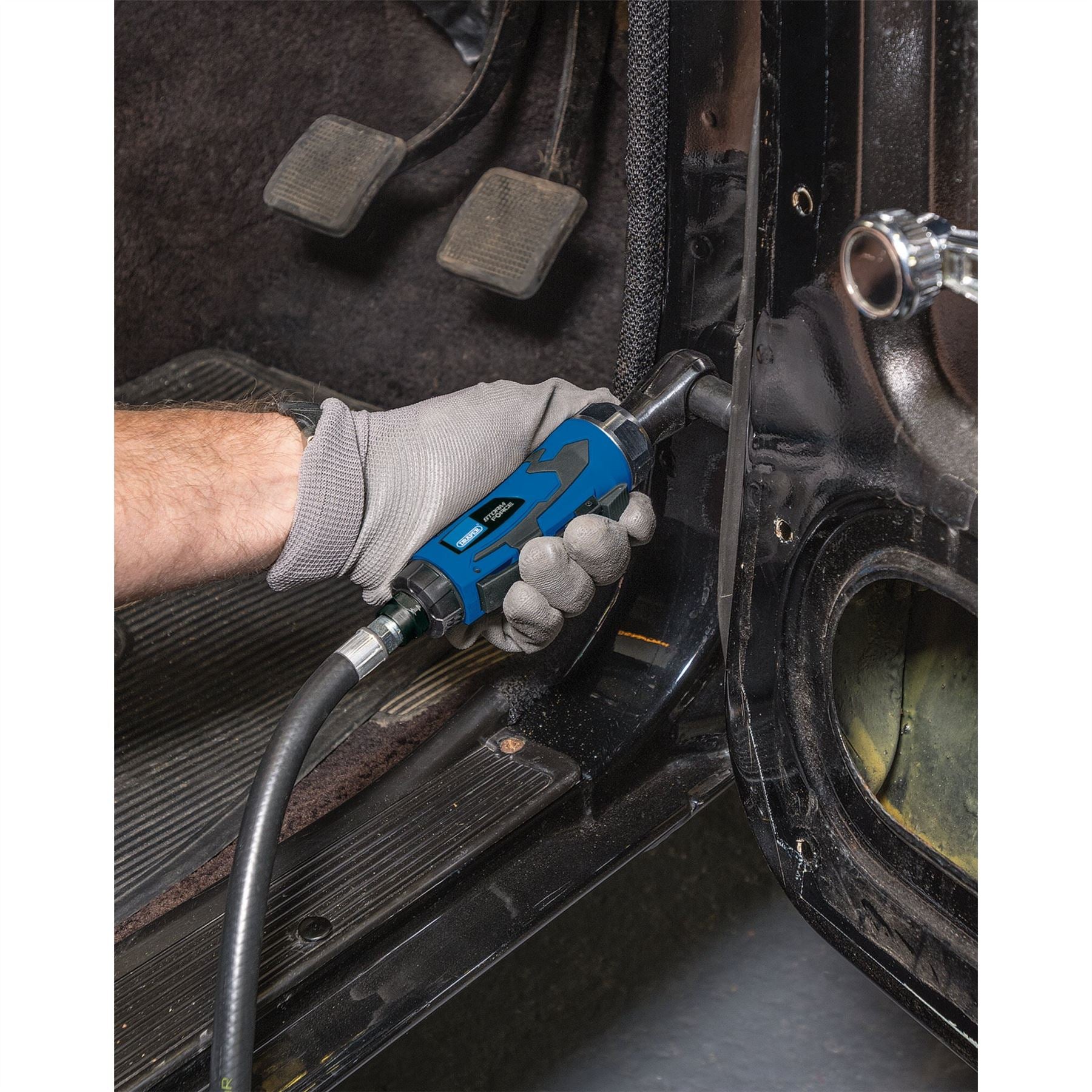 Draper 65019 Storm Force® Stubby Air Ratchet 3/8" Sq. Dr. Draper