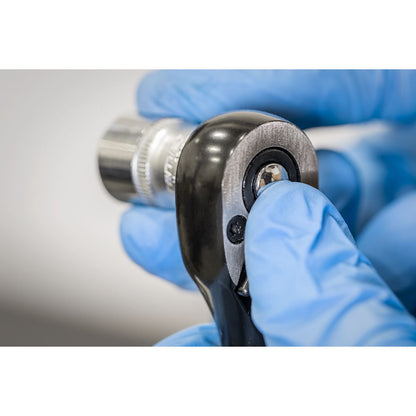 Sealey AK7997 Ratchet Wrench 1/4"Sq Drive - Premier Black Sealey