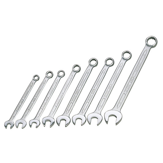 Elora 13710 Long Metric Combination Spanner Set 8 Piece Elora