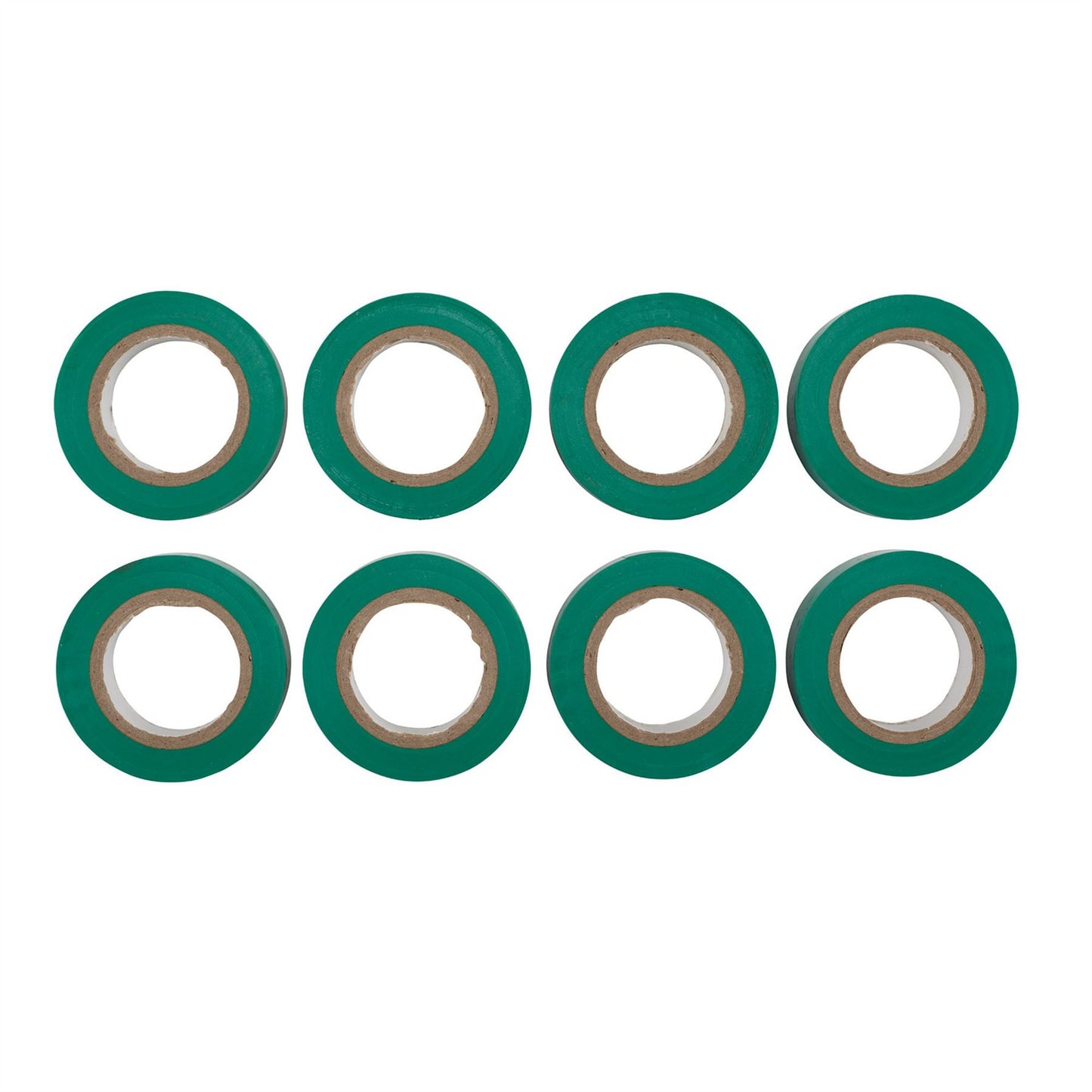 Draper 11914 Insulation Tape to BSEN60454/Type2 10m x 19mm Green Pack of 8 Draper