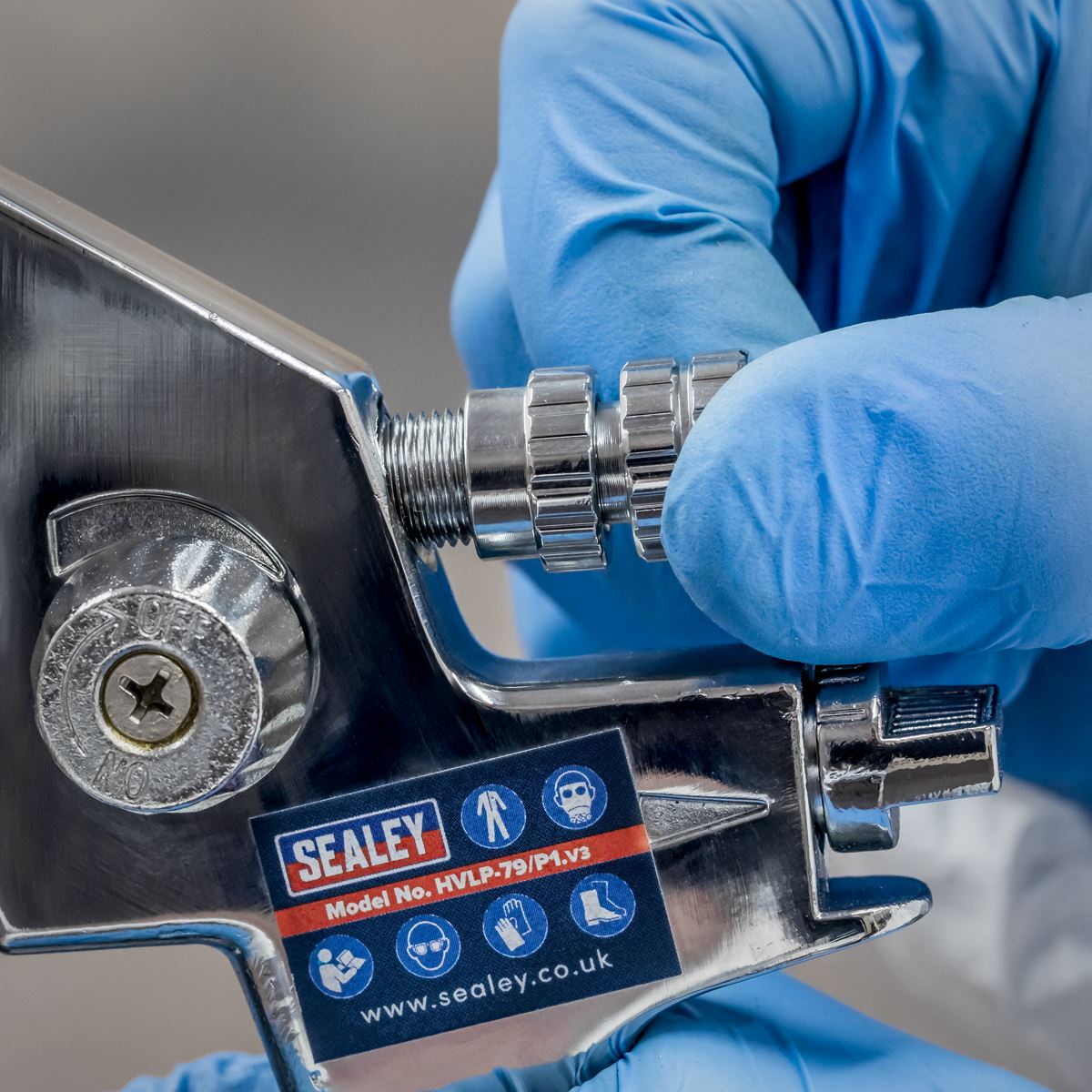 Sealey HVLP-79/P1 Spray Gun 1.7mm Set-Up for HVLP-79/P Sealey