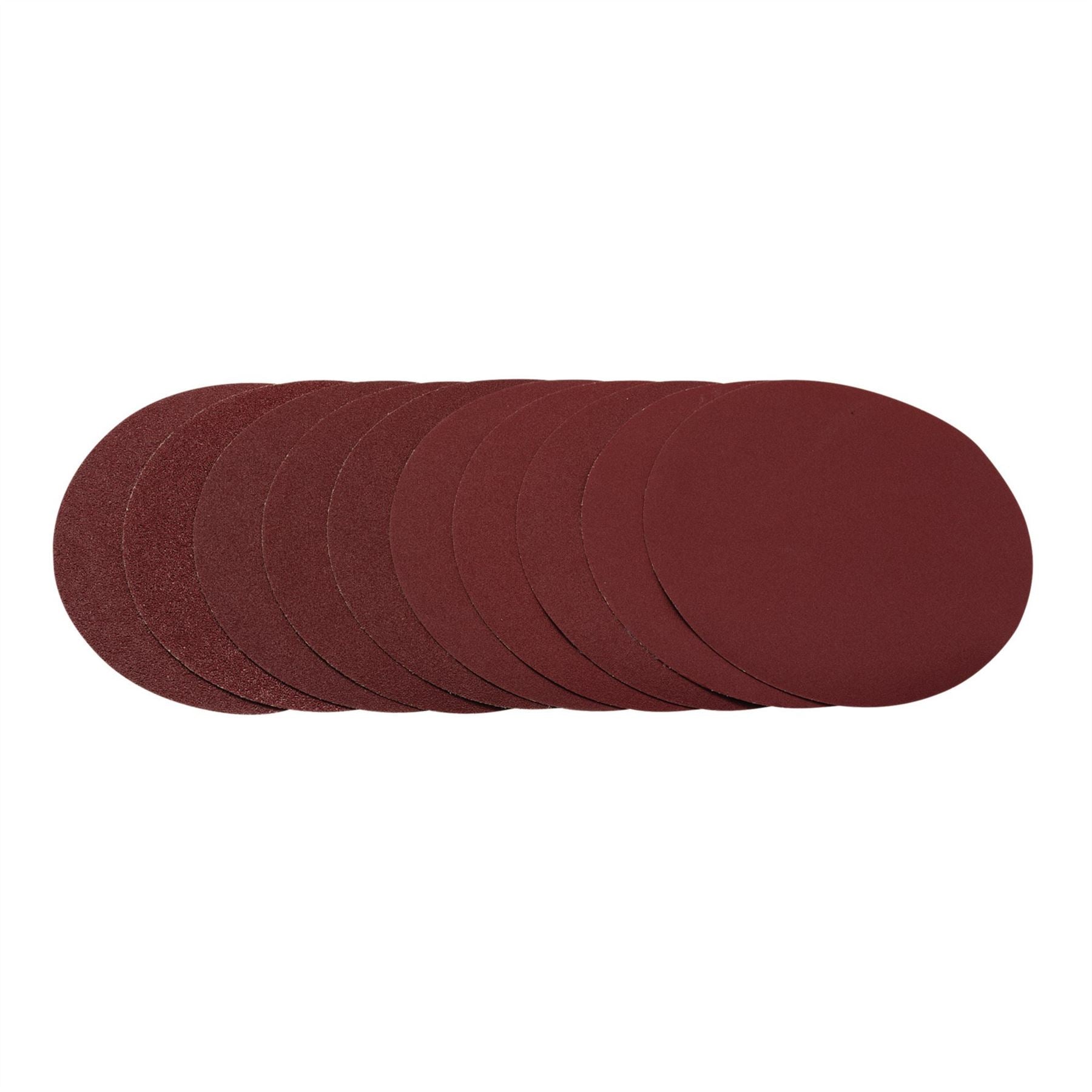 Draper 10364 Sanding Discs 200mm Assorted Grit Pack of 10 Draper