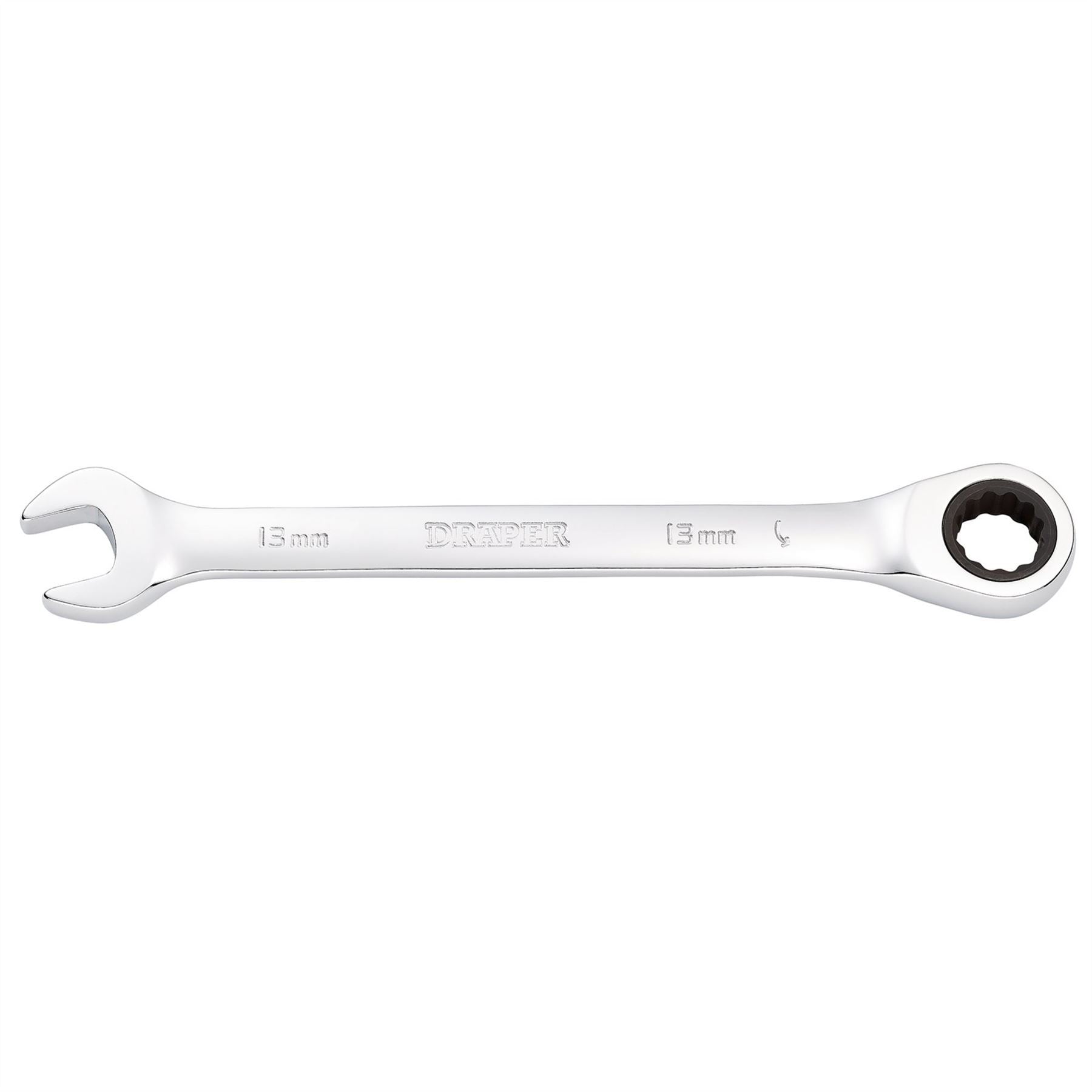 Draper 31010 Metric Ratcheting Combination Spanner 13mm Draper