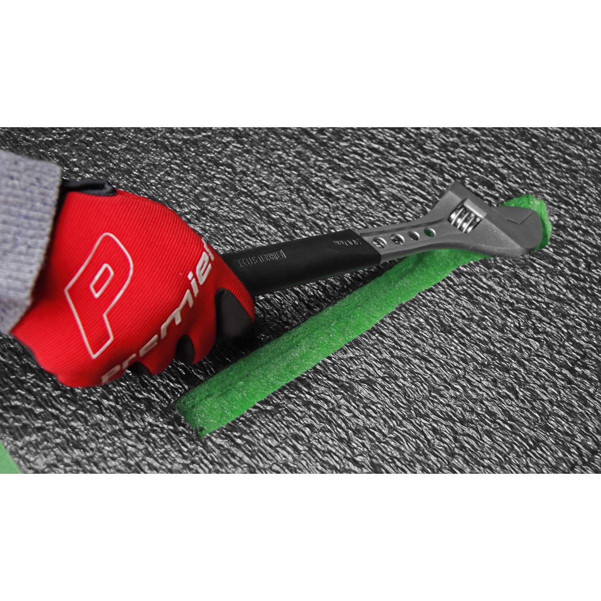 Sealey SF50G Easy Peel Shadow Foam® Green/Black 1200 x 550 x 50mm Sealey