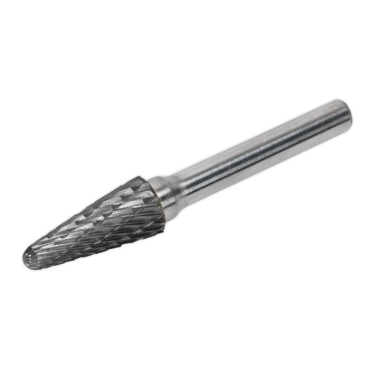 Sealey SDB06 Tungsten Carbide Rotary Burr Conical Ball Nose 10mm Sealey