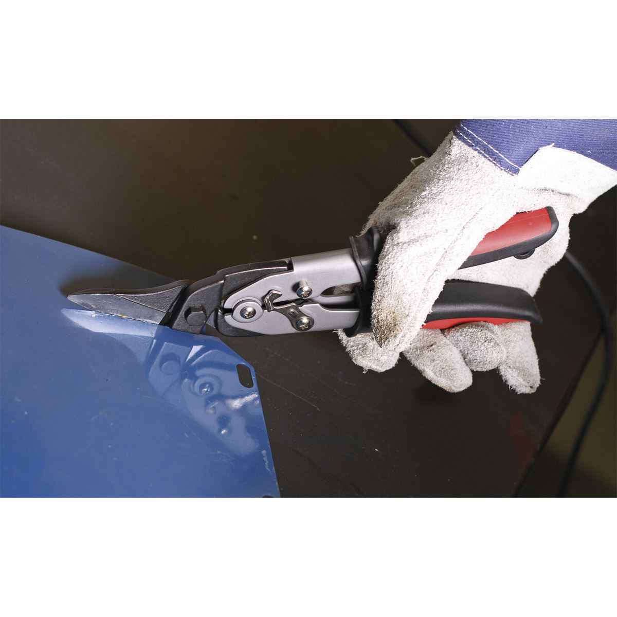 Sealey AK6915 Offset Tin Snips 280mm Sealey