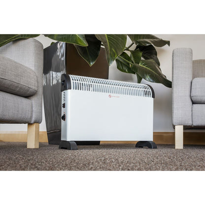 Sealey CD2005 Convector Heater 2000W/230V 3 Heat Settings Thermostat Sealey